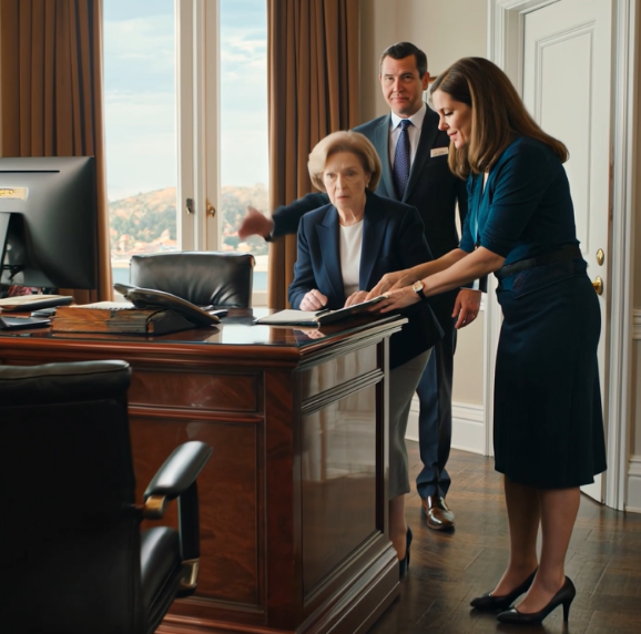 Min son sa till bankiren att jag var “förvirrad” och försökte styra handen mot ett formulär – sedan stängde kvinnan bakom disken mappen, beordrade honom att gå ut som om han vore en främling, och i det enda tysta ögonblicket insåg jag att mina barn inte skyddade mig … de positionerade sig – Nyheter