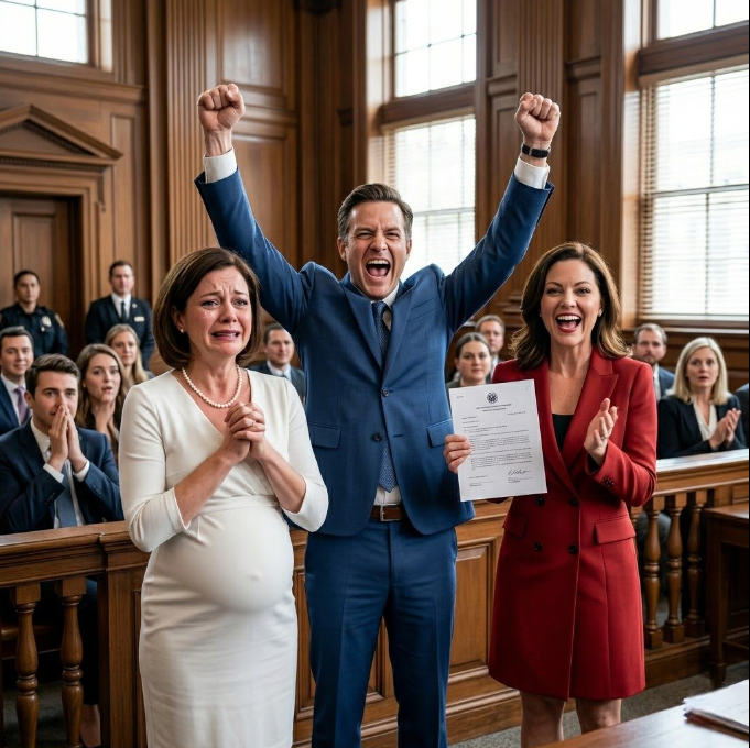 Jag var i åttonde månaden gravid när min miljardärmake lutade sig tillbaka i rätten, flinade och sa: ”Du kommer att gå därifrån utan någonting, Allison.” Han såg min graviditet som en svaghet. Han trodde att äktenskapsförordet redan hade beseglat mitt öde. Men sedan stod min advokat och avslöjade en klausul som hela hans familj hade hoppats att jag aldrig skulle hitta. Det var i det ögonblicket hans självförtroende brast… och allt förändrades. – Nyheter