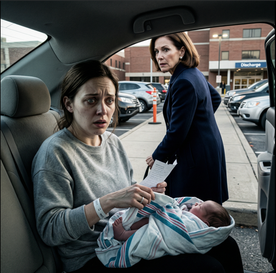 Efter min svåra förlossning, dagen jag äntligen skrevs ut från sjukhuset, krävde min svärmor att få vara den första som fick hålla barnet och lät ingen annan komma i närheten av honom hela tiden. Jag antog att hon helt enkelt var för upphetsad för att behärska sig, tills en sjuksköterska jagade ut min bil till parkeringen och tryckte en lapp i min handflata. Den hade bara en rad skrivet på sig: “Kontrollera barnets fotled så fort du kommer hem.” Jag drog filten åt sidan … och blev direkt kall. – Story