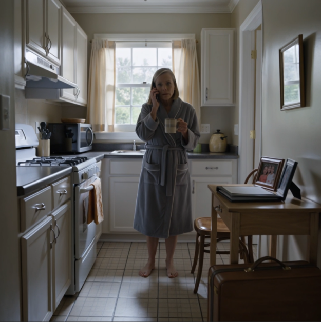 Min 70-årige make tog vårt hus för 4,3 miljoner dollar i domstol, sa till våra barn att jag var instabil, förbjöd mig att träffa mina barnbarn och såg mig gå därifrån med en resväska som om jag vore problemet, men en månad senare, strax efter soluppgången i den lilla hyresstugan han trodde hade gjort slut på mig, ringde en detektiv och sa att Richard Carter var död – och att han innan han dog lämnade ett meddelande med mitt namn i. – Nyheter