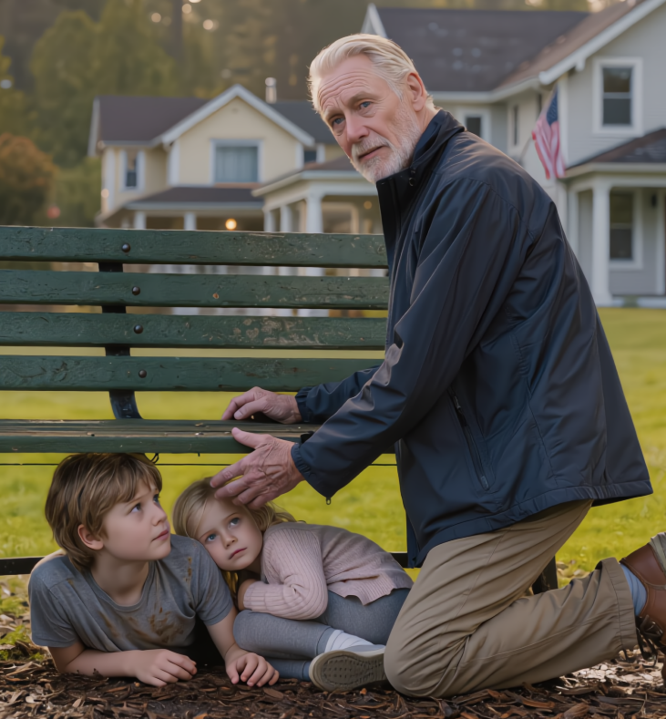 Tre år efter att min svärdotter sa att hon skulle ta med mina barnbarn till Kalifornien för en nystart, hittade jag dem gömda under en bänk i Portland, hungriga och rädda för att åka hem – då tittade mitt barnbarn upp på mig och viskade: “Morfar … mamma har ljugit”, och jag insåg att kvinnan som trodde att jag aldrig skulle ställa frågor hade missbedömt den enda personen som fortfarande stod mellan henne och de där barnen – Nyheter