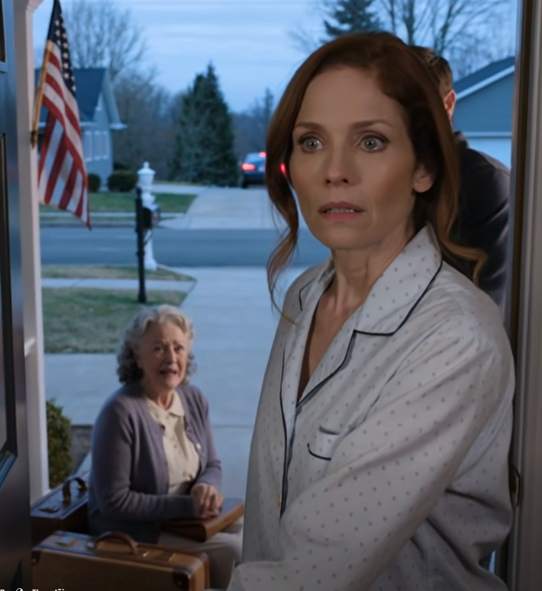 Klockan 05:36 dumpade mina föräldrar min 78-åriga mormor på min veranda i 38-graderskylla som oönskat bagage – de lämnade två resväskor, ringde aldrig på dörren och körde iväg före soluppgången, utan att veta att jag var på väg att förvandla deras “familjelösning” till deras livs värsta misstag.