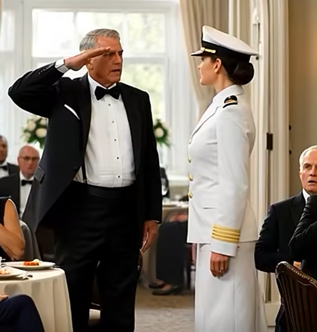 Familjen raderade mig från min systers bröllop — tills deras gäst hyllade: “Amiral”