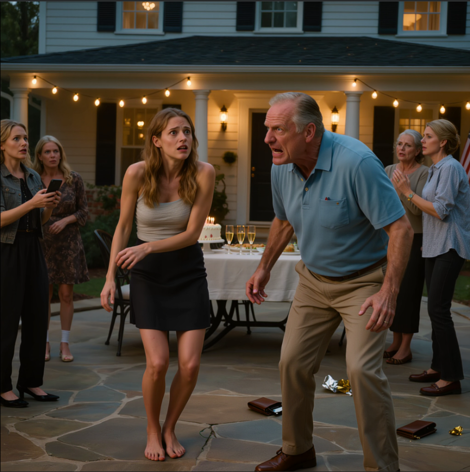 På min pappas 55-årsdag, med 30 gäster fortfarande med champagneglas i handen, tittade han på presenten jag hade sparat i tre månader för att köpa och sa en exakt rad, “Vad är det här för billigt skräp?”, sedan slog han mig rakt framför middagsbordet – jag tog min ryggsäck och gick ut i Virginias natt, ovetande om att före midnatt skulle en svart SUV stanna, och fem ord från en främling skulle börja spräcka de senaste 18 åren i det huset på ett sätt som ingen kunde lappa ihop igen – Nyheter