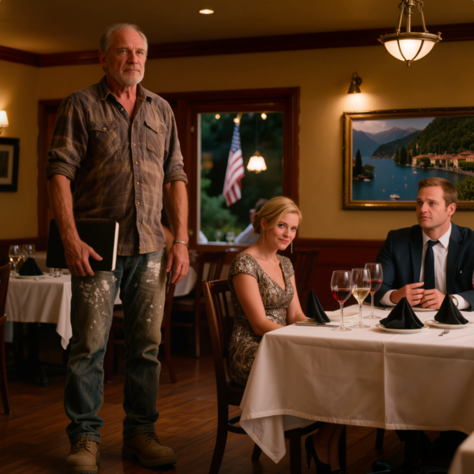 I samma sekund som jag kom in på Romano’s log min vän och sa: “Du är sen – så du får notan, eller hur?” Min son skrattade som om det inte var någonting, och i ett långt, andlöst ögonblick tittade hela bordet på mig som om den gamle mannen bara var där för en sak… tills jag vinkade chefen över, ställde en enkel fråga, och rummet förändrades – Nyheter