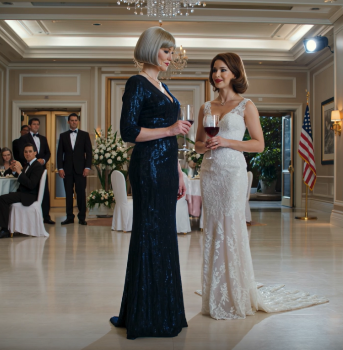 På bröllopsfesten spillde jag en droppe vatten på min svärdotters klänning, så hon kastade sitt vinglas på min hyrda klänning för 50 000 dollar; vad jag gjorde sedan fick henne att inse vem hon hade att göra med… – Nyheter