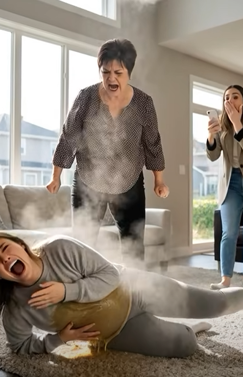 ”Jag var i sjätte månaden gravid när min svärmor lyfte grytan och sa: ’Det här kommer att lära dig att stjäla min son.’ Soppan kokade. Jag skrek: ’Snälla – min bebis!’ och hon skrattade. Vad hon inte visste var att min man fortfarande pratade i telefonen… och lyssnade på varje ord. Det samtalet räddade inte bara mitt liv – det förstörde deras. Och det här är bara början.”