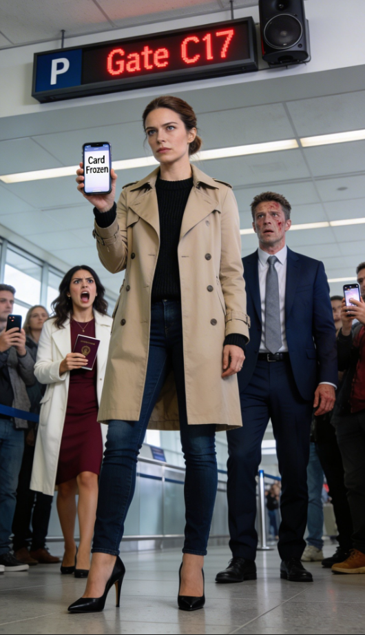 Jag frös mitt kort i samma ögonblick som jag såg min man på flygplatsen – med hans “affärsresa” runt en annan kvinna – Royals